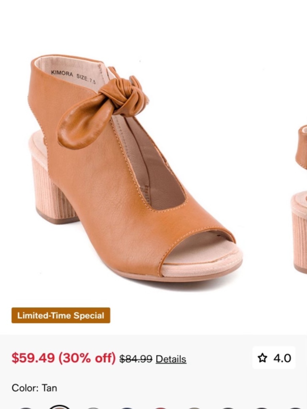 BRAND NEW GOOD CHOICE HEELS - Picture 4 of 4
